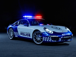 2014, Policyjny, Samochód, Porsche 911 Carrera